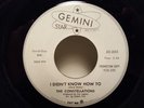 CONSTELLATIONS..I DIDN'T KNOW HOW TO..ON A US GEMINI STAR PROMO.NORTHERN RARITY