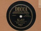c 78 RPM Billie Holiday Decca 24638 in E-