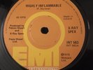 X RAY SPEX - HIGHLY INFLAMMABLE - IRELAND - EMI - IRISH - STRANGLERS  - CLASH