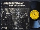 STAN GETZ Quintet Interpretations LP NORGRAN MGN 1000 US 1954 MONO Teddy Kotick