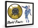 David Bowie Ashes To Ashes Framed Gold Disc Display Vinyl (C1)