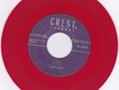 ROCKABILLY 45RPM - JACK LEWIS ON CREST - RARE RED VINYL   EDDIE COCHRAN