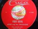Top Mod R&B Doo Wop Northern Dancer 45 Artie & the Pharaohs Foxy Devil CUCA HEAR