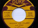 EARL FOREST 45 Whoopin' & Hollerin' / Pretty bessie DUKE  VG++ R&B ws665