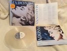 Madonna True Blue 1986 Taiwan Clear Vinyl Lp and inserts 