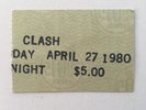 Rare The Clash Roxy 4/27 1980 Ticket Stub Secret Concert punk Joe Strummer flyer