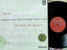 BACH Sonatas & Partitas For Solo Violin ARTHUR GRUMIAUX 3xLP Philips Stereo SET