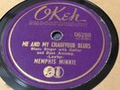 MEMPHIS MINNIE ME & MY CHAUFFEUR BLUES/CAN'T AFFORD TO LOSE MY MAN OKEH 78