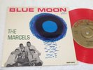 THE MARCELS blue moon 45 EP Sweden COLPIX CEP 807 red vinyl