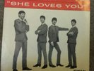 THE BEATLES 1964 SWAN 45 & PICTURE SLEEVE S-4152   SHE LOVES YOU