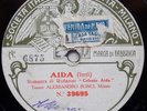 ALESSANDRO BONCI Fonotipia 39695/6 AIDA / FEDORA OPERA ARIAS 78 RPM 1906
