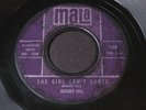 Bunker Hill   Girl Can't Dance / Doubt My Baby   Mala scream rocker R&B 45 HEAR