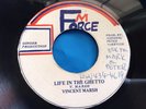 Rare Reggae 45 : Vincent Marsh   Life In The Ghetto   Version   M Force