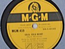HANK WILLIAMS Cold Cold Heart/I'm A Long Gone Daddy Ex UK 1950s MGM.459 78 RPM