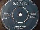 * JACKIE OPEL Cry Me A River / Eternal Love JA R&B DEEP SOUL SKA UK King 45 HEAR