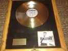 JOHNNY HALLYDAY DISQUE D OR VINYLE ROCK N ROLL ATTITUDE 1610/2500 EX +CERTIFICAT