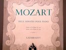 MOZART two piano sonatas LAZARE-LEVY RARE French LP 10