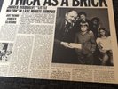 JETHRO TULL THICK AS A BRICK 1972 VINYL LP