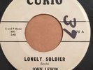 JOHN LEWIN   LONELY SOLDIER   CURIO RECORDS 475   Rare Orig. Doo Wop / Teen