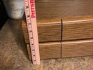 Simulated Wood 72 Cassette Tape Storage Box holder cabinet