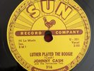 Johnny Cash Luther Played The Boogie b/w Thanks A Lot Original Sun 78 RPM