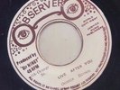 '74 OBSERVER REGGAE 45 DENNIS BROWN LIVE AFTER YOU / BOTTLE HEAD IN FINE STYLE ?