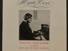 Myra HESS / SCARLATTI-BACH-BRAHMS - Request Programme - HMV BLP 1103 / Nm