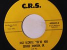 GEORGE JOHNSON, JR.: Just Because You're You / That's The Kind Of Man I Am 45 (
