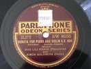 LILI KRAUS & SIMON GOLDBERG Parlohone SW-8035 PIANO 4x78 Set MOZART NM