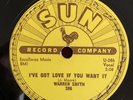 Warren Smith I've Got Love If You Want It b/w I Fell In Love Original Sun 78