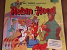 RARE DISNEY ROBIN HOOD VINYL RECORD MUSIC SOUNDTRACK STORY & SONG-BOOK MARVEL LP