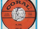 45-RocKaBilly 1958 JIMMY SELF *OH BABE * Norman Petty Buddy Holly Coral 62009