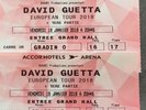 2 places carre or Concert  David GUETTA 19.01.18 Paris