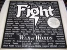 FIGHT War Of Words WHITE LP RAAAAAAAAAARE halford priest