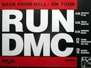 RUN DMC - 1990 - Tourplakat - Concert - Back from Hell - Tourposter