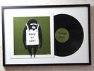 BANKSY ART COVER VINYL KEEP IT REAL LAUGH NOW LIMITED NUMBER 0879 GREEN EDITION