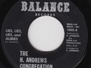 H ANDREWS CONGREGATION Lies & Alibies FUNK 45 northern soul You Got A Lot HEAR