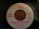 Bob Dylan, Positively 4th Street, Columbia 43389, white label promo, M-