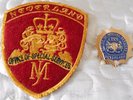 MICHAEL JACKSON  NEVERLAND OFFICE OF SPECIAL SERVICES - LARGE PIN + PATCH - RARE