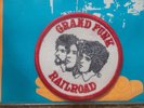 GRAND FUNK RAILROAD VINTAGE 1970'S BAND PATCH UNUSED + SHININ' ON 45 RECORD