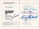 AUTOGRAPHED Concert Programme 1980 Heinz Holliger Barry Tuckwell Brunner Bonn