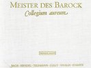 HARMONIA MUNDI 4LP WL Collegium Aureum LULLY VIVALDI BACH HANDEL TELEMANN BACH
