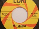 Original Freddy Koenig, Hey Clarice 45 rpm record, punk rockabilly RAB