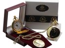 ELVIS PRESLEY Signed Pocket Watch and Gold Coin Collectors Luxury Gift Set Boxed