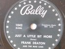FRANK DEATON & THE MAD LADS 78 RPM 