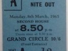 Animals Pretty Things Manfred Mann Original Concert Ticket Sheffield 1965