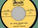 LIGHTNIN' HOPKINS My Little Kewpie Doll / Lightnin' Dont 45rpm Herald '58 rocker