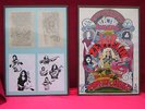 Led Zeppelin Electric Magic Poster set of four design drawings ltd signed set