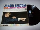JOHNNY HALLYDAY Sings America's Rockin' Hits LP vinyl Philips mono