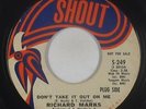 Crossover Soul 45 - Richard Marks - Don't Take It Out On Me - Shout - mp3